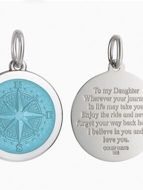 TO MY DAUGHTER PENDANT STERLING SILVER PENDANT ONLY 925